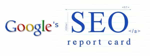 google seo report card